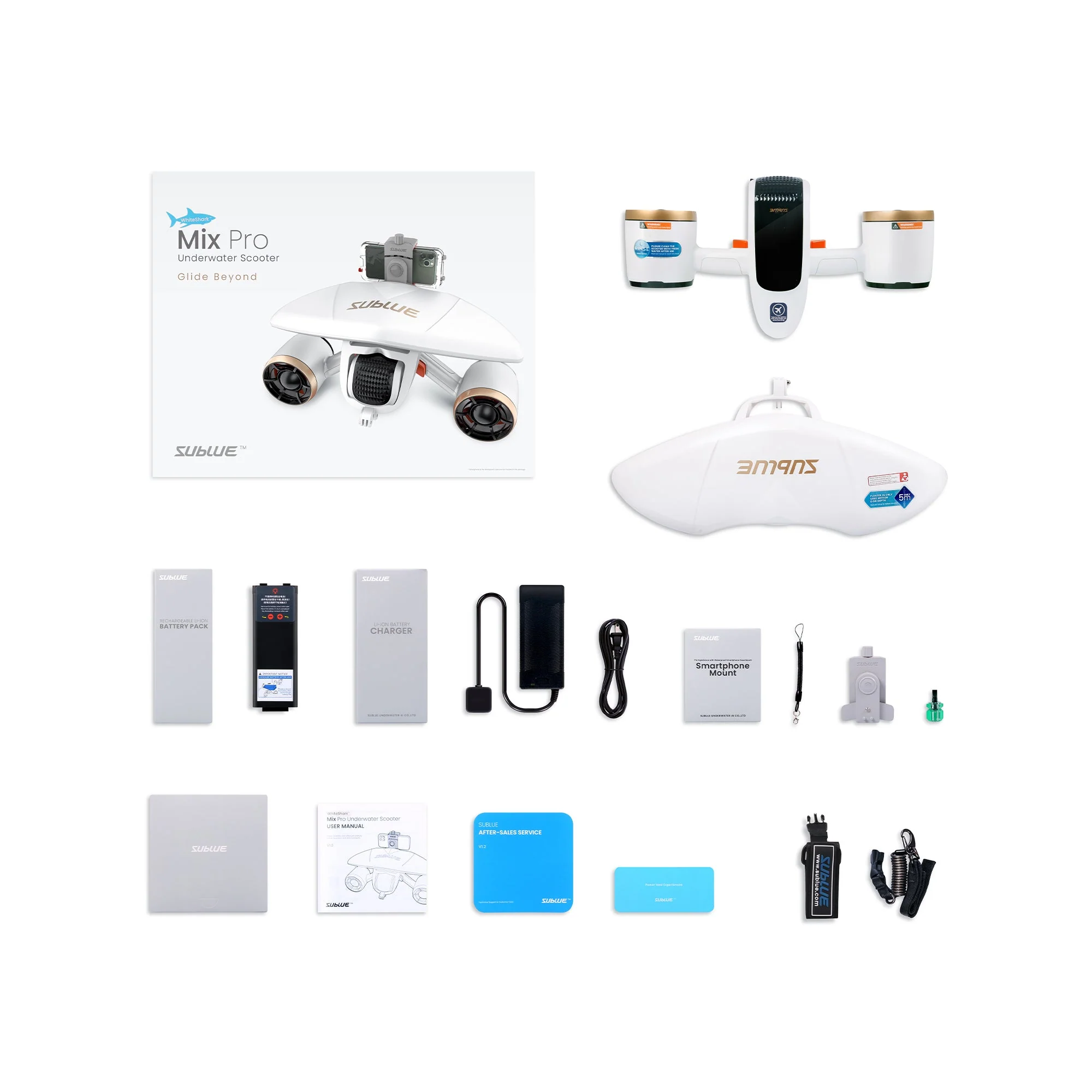 Sublue MixPro – Compact Dual-Motor Underwater Scooter with 60-Min Runtime - Image 42