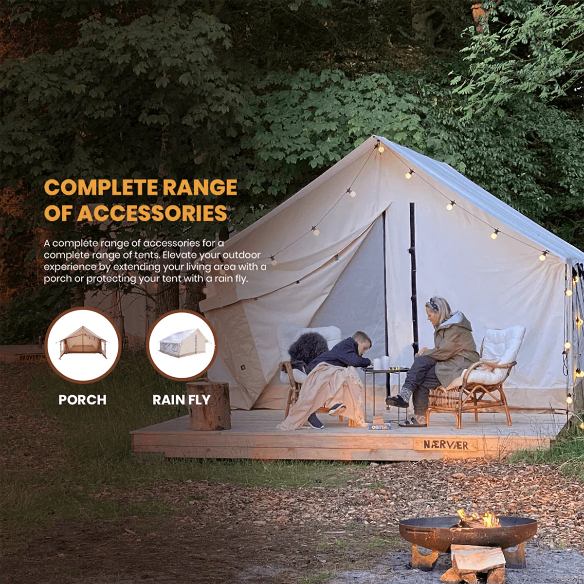 White Duck Outdoors Alpha Pro Wall Tent – 16' x 20' (4-Season) - Image 4