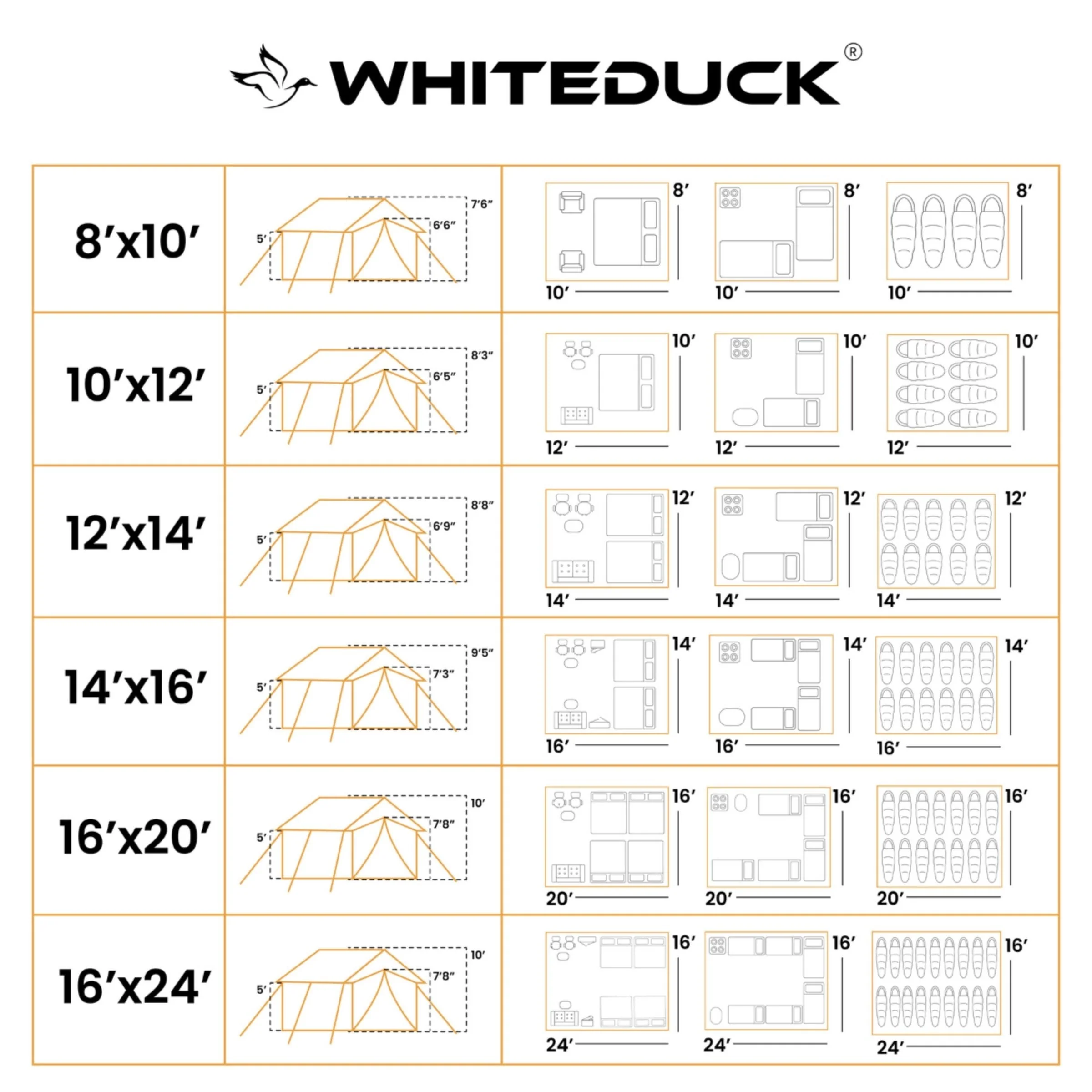WhiteDuck Outdoors 14'x16' Alpha Pro Wall Tent - Image 6